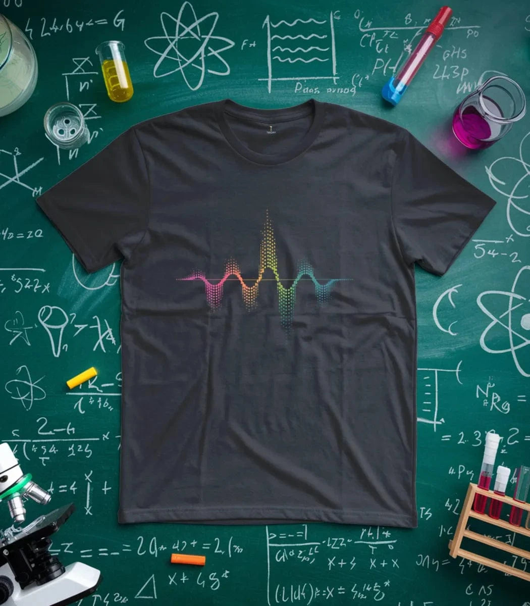 Colorful Audio Waveform T-Shirt