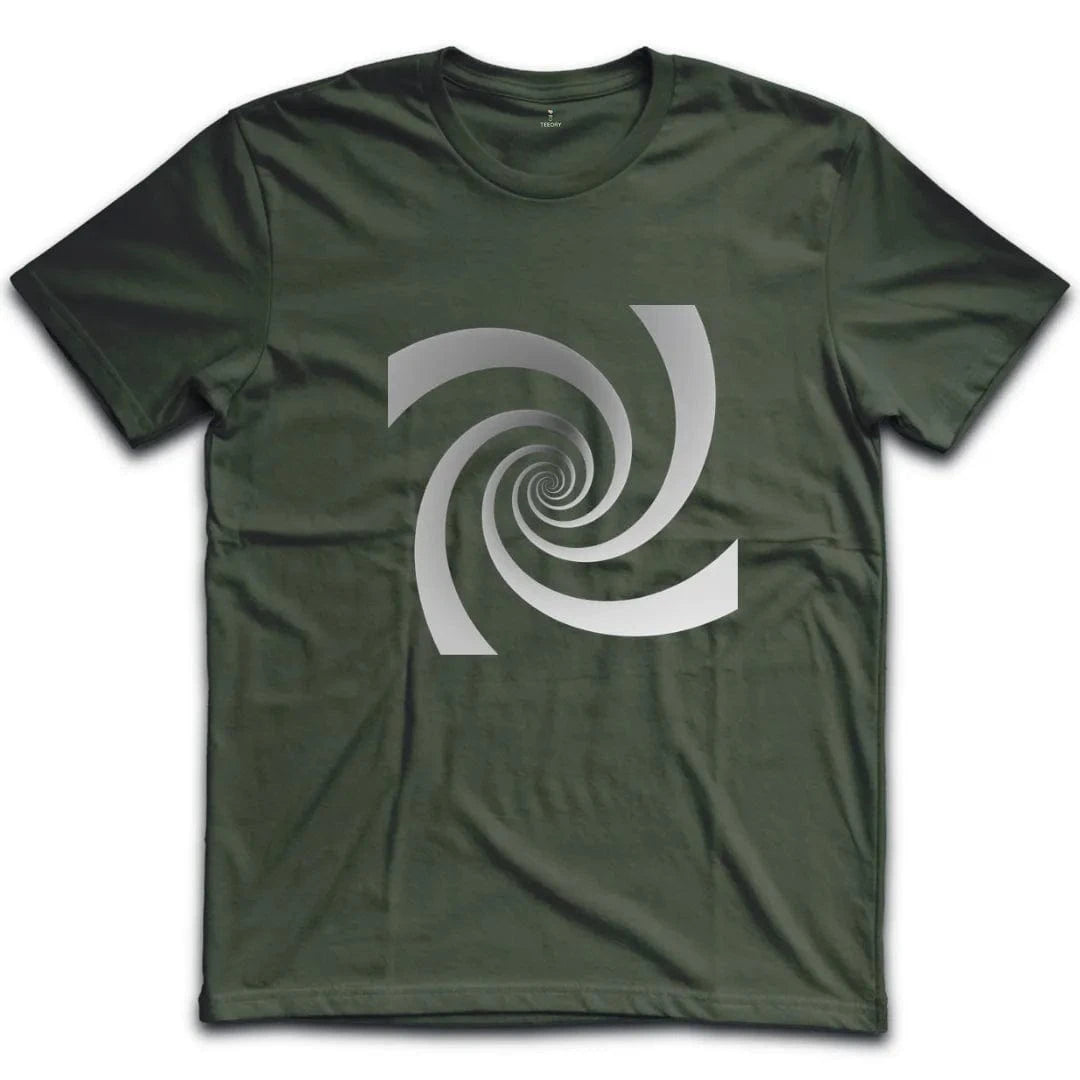Hypnotic Swirl Optical Illusion T-Shirt