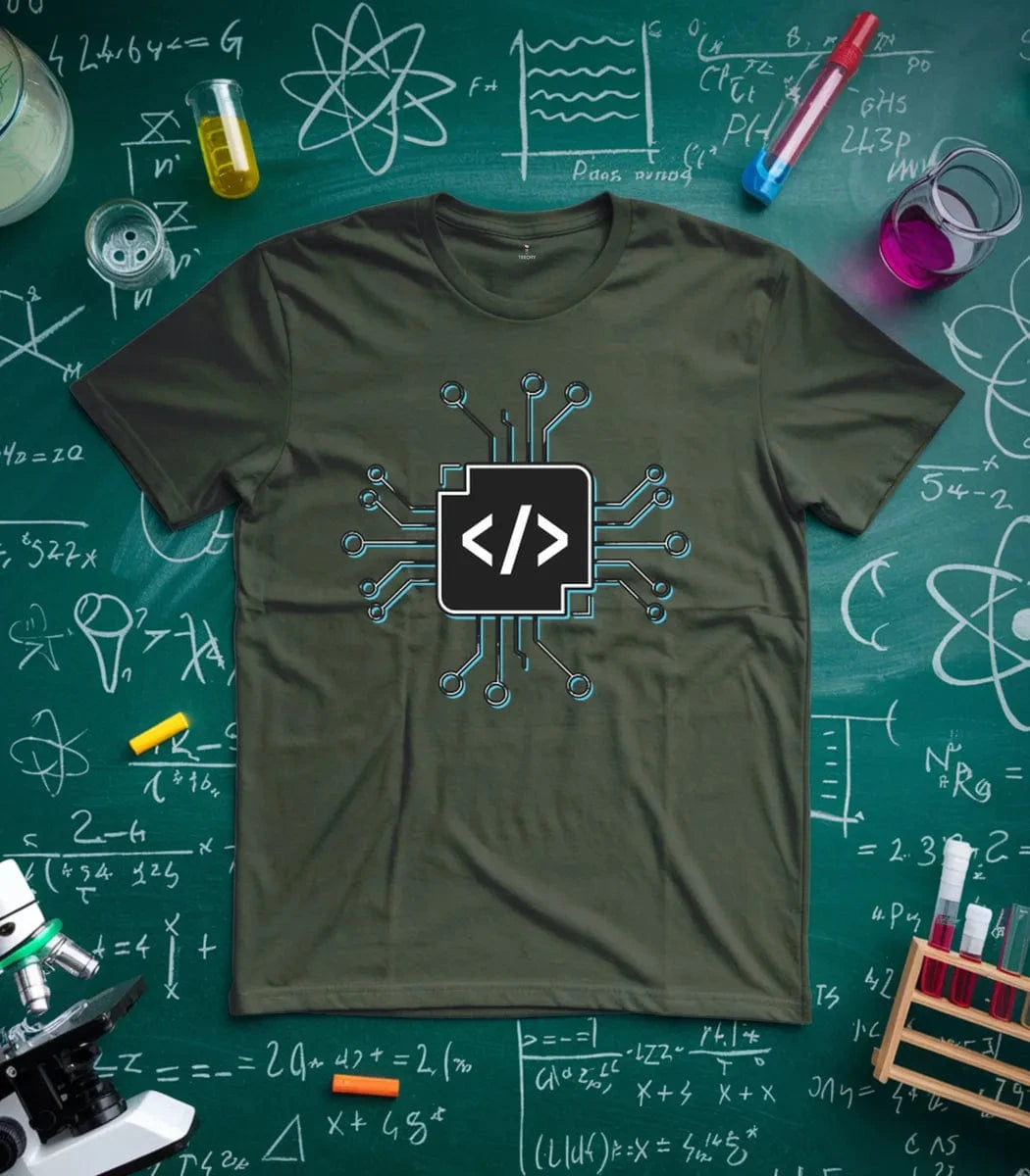 Coding Circuit Board T-Shirt