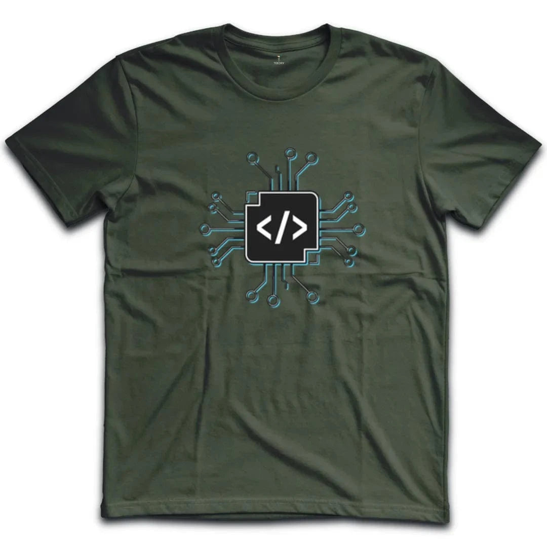 Coding Circuit Board T-Shirt