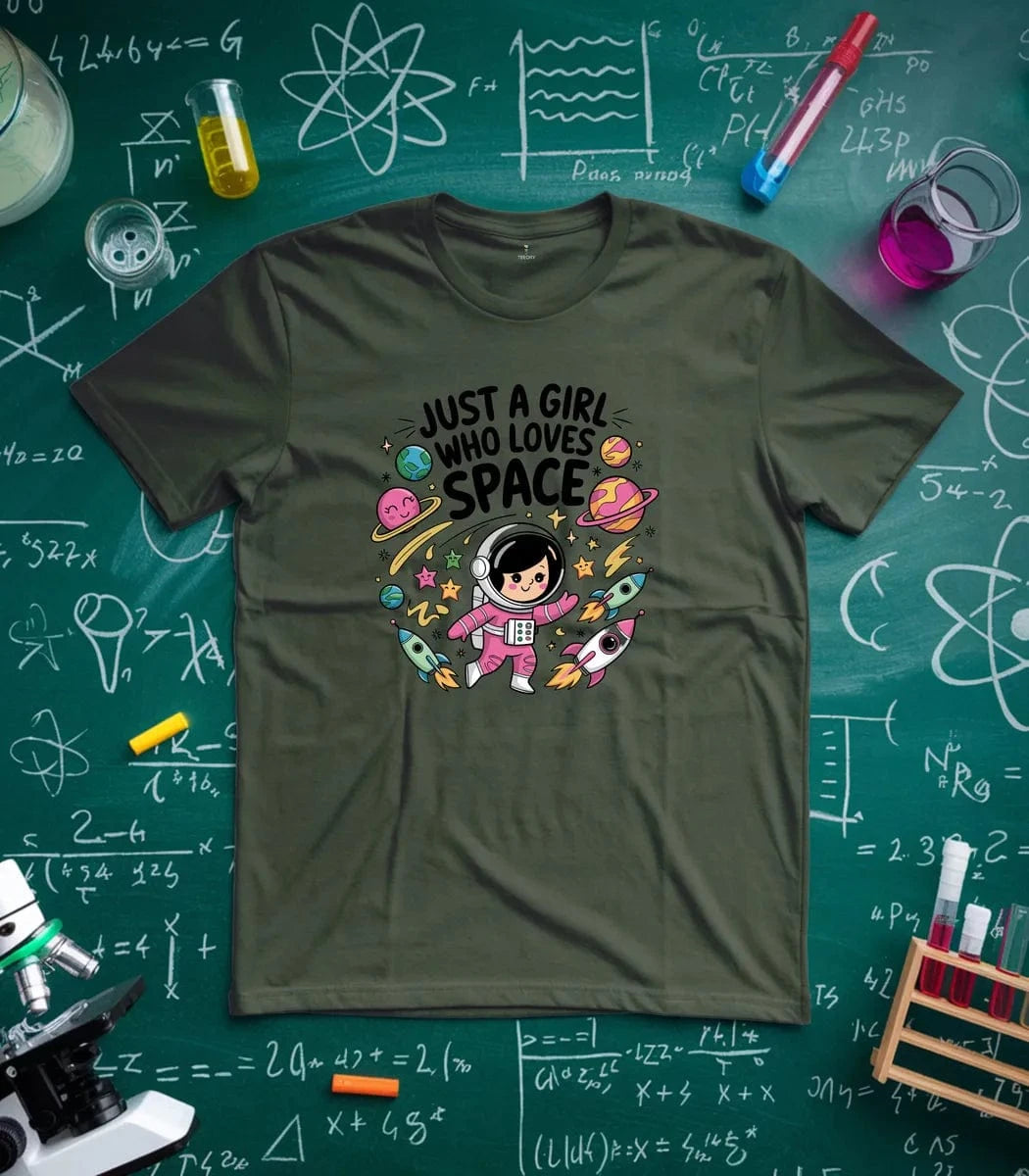 Just A Girl Who Loves Space T-Shirt