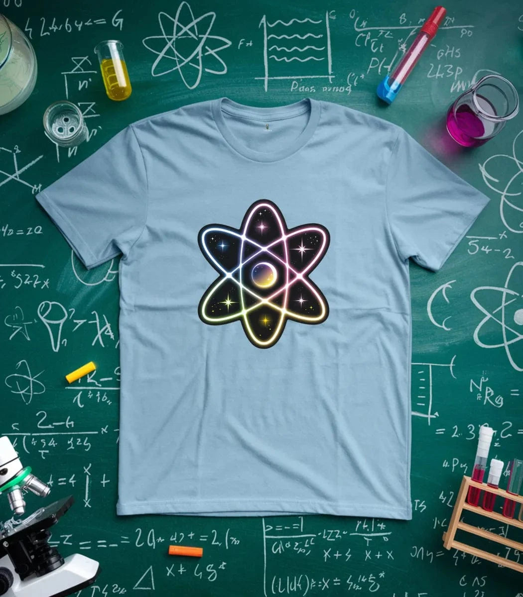 Colorful Atomic Structure T-Shirt