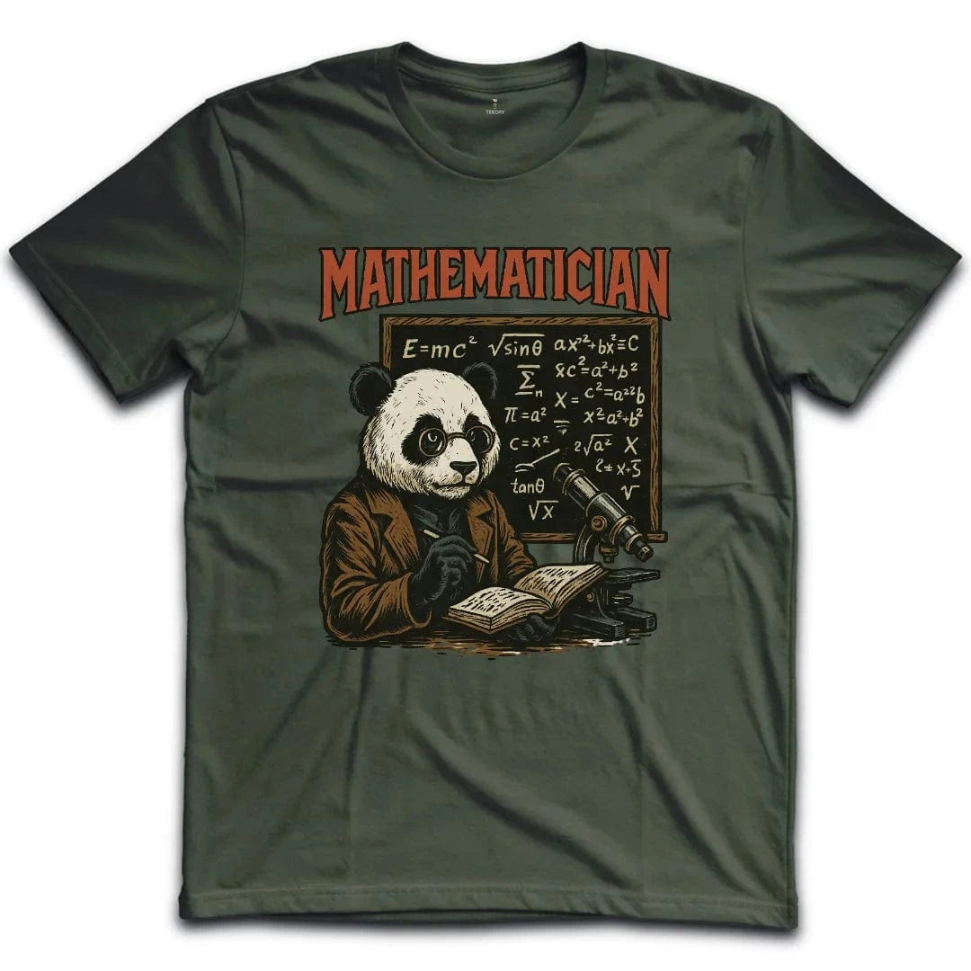 Panda Mathematician T-Shirt