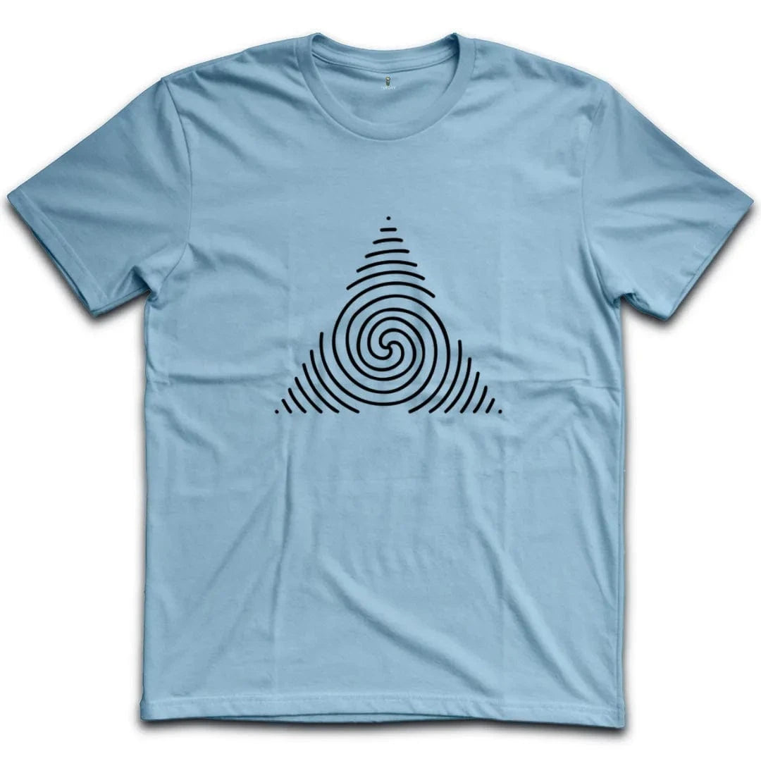 Geometric Triangle Spiral T-Shirt