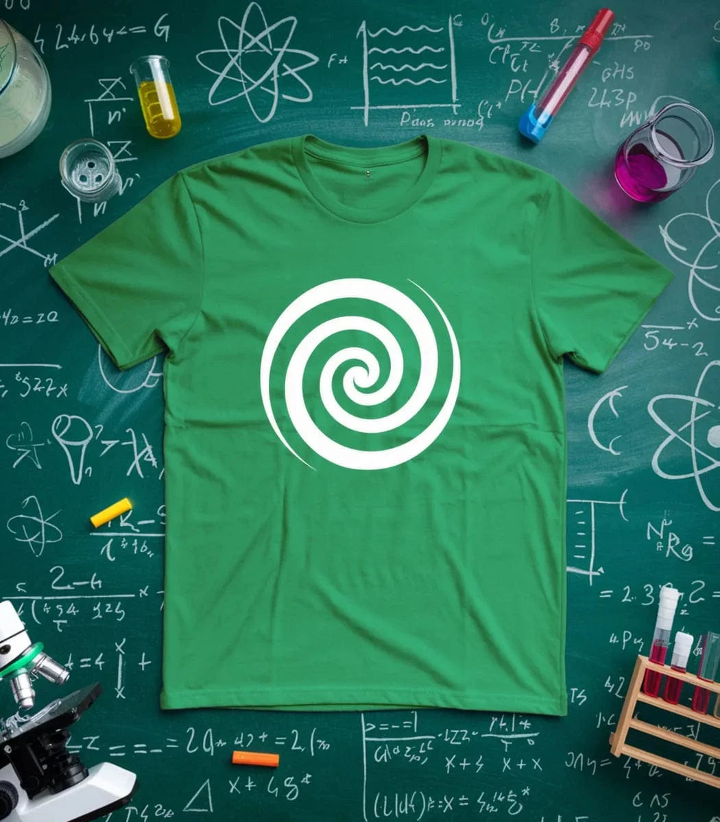 Mesmerizing Black White Spiral T-Shirt