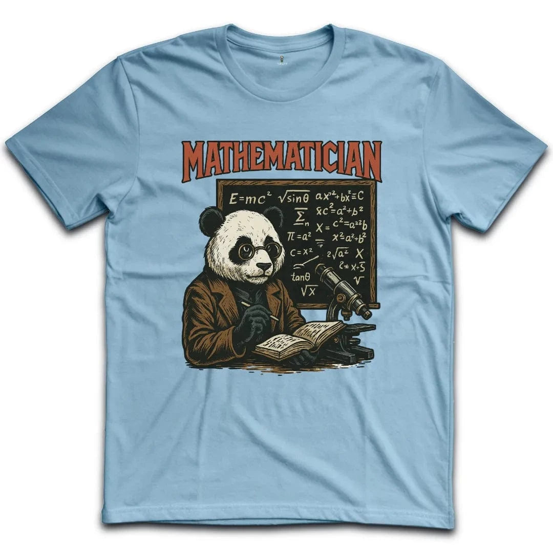 Panda Mathematician T-Shirt