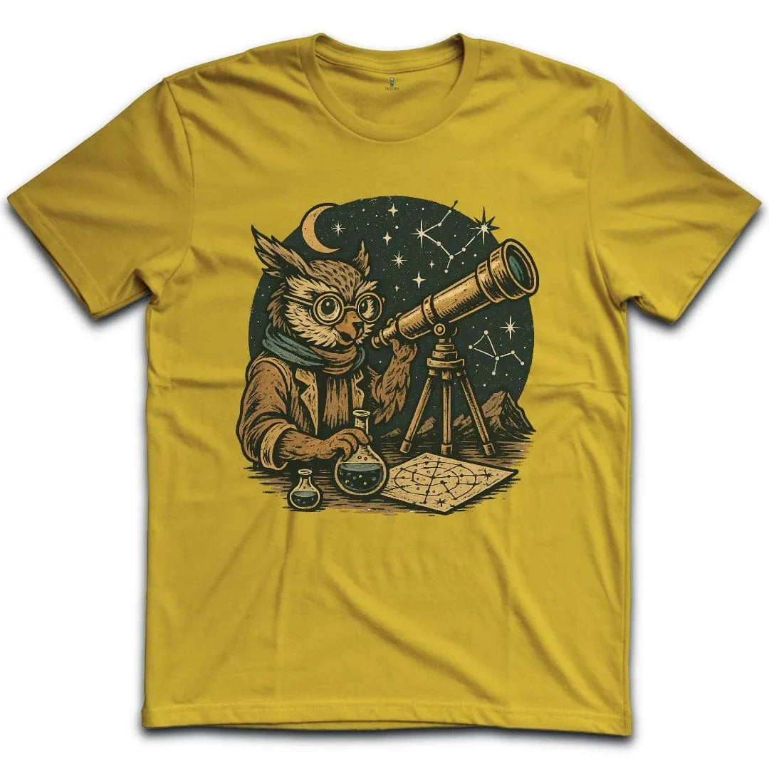 Owl Astronomer T-Shirt