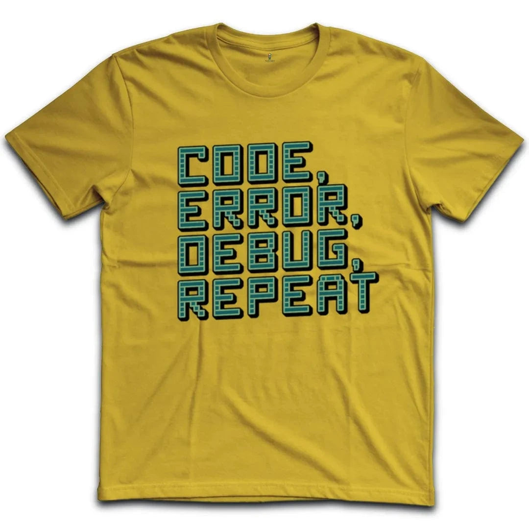 Code Error Debug Repeat T-Shirt