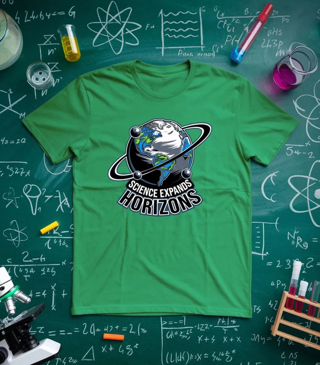 Science Expands Horizons Inspirational Globe T-Shirt