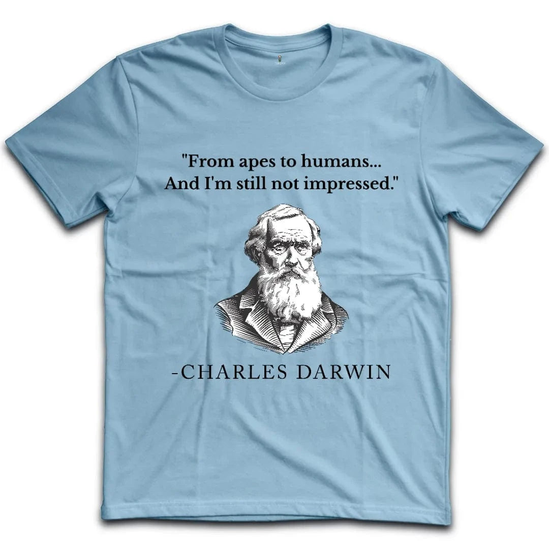 Darwin Disappointed Evolution T-Shirt