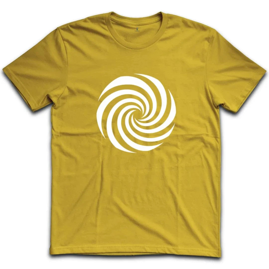 Hypnotic Black and White Spiral T-Shirt