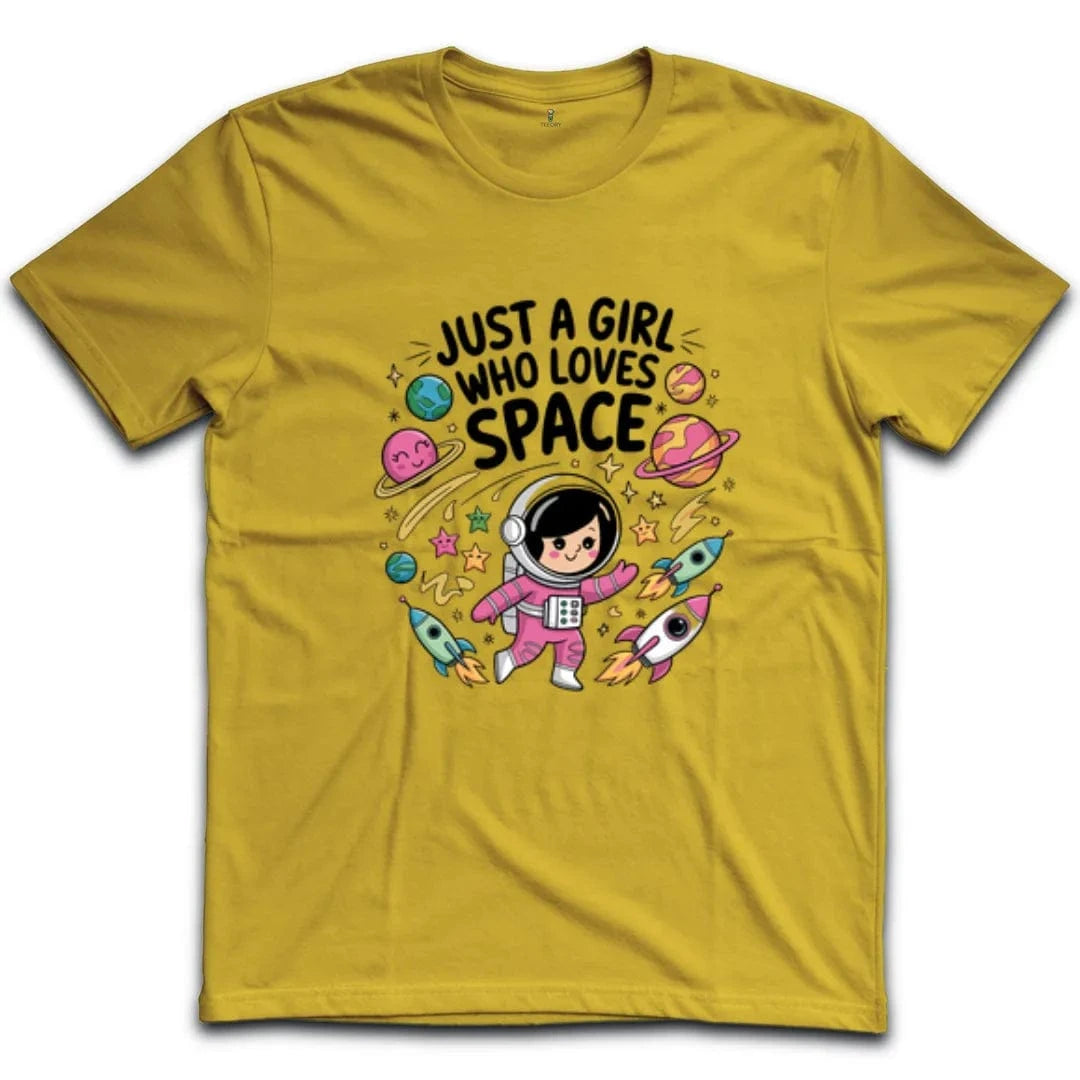 Just A Girl Who Loves Space T-Shirt