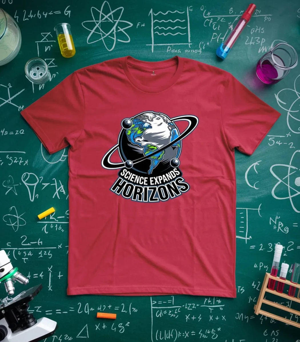 Science Expands Horizons Inspirational Globe T-Shirt