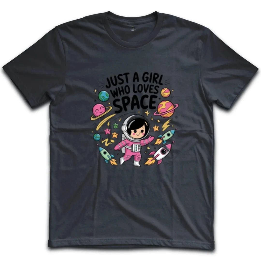 Just A Girl Who Loves Space T-Shirt