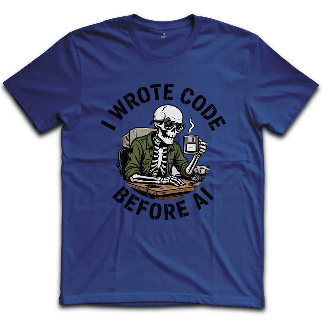 Skeleton Coder Vintage T-Shirt
