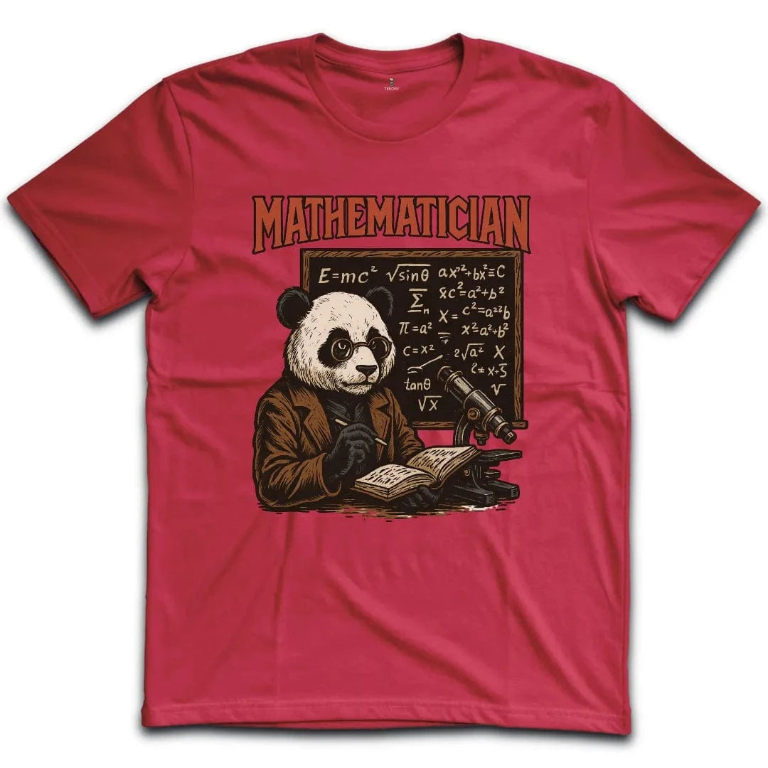 Panda Mathematician T-Shirt