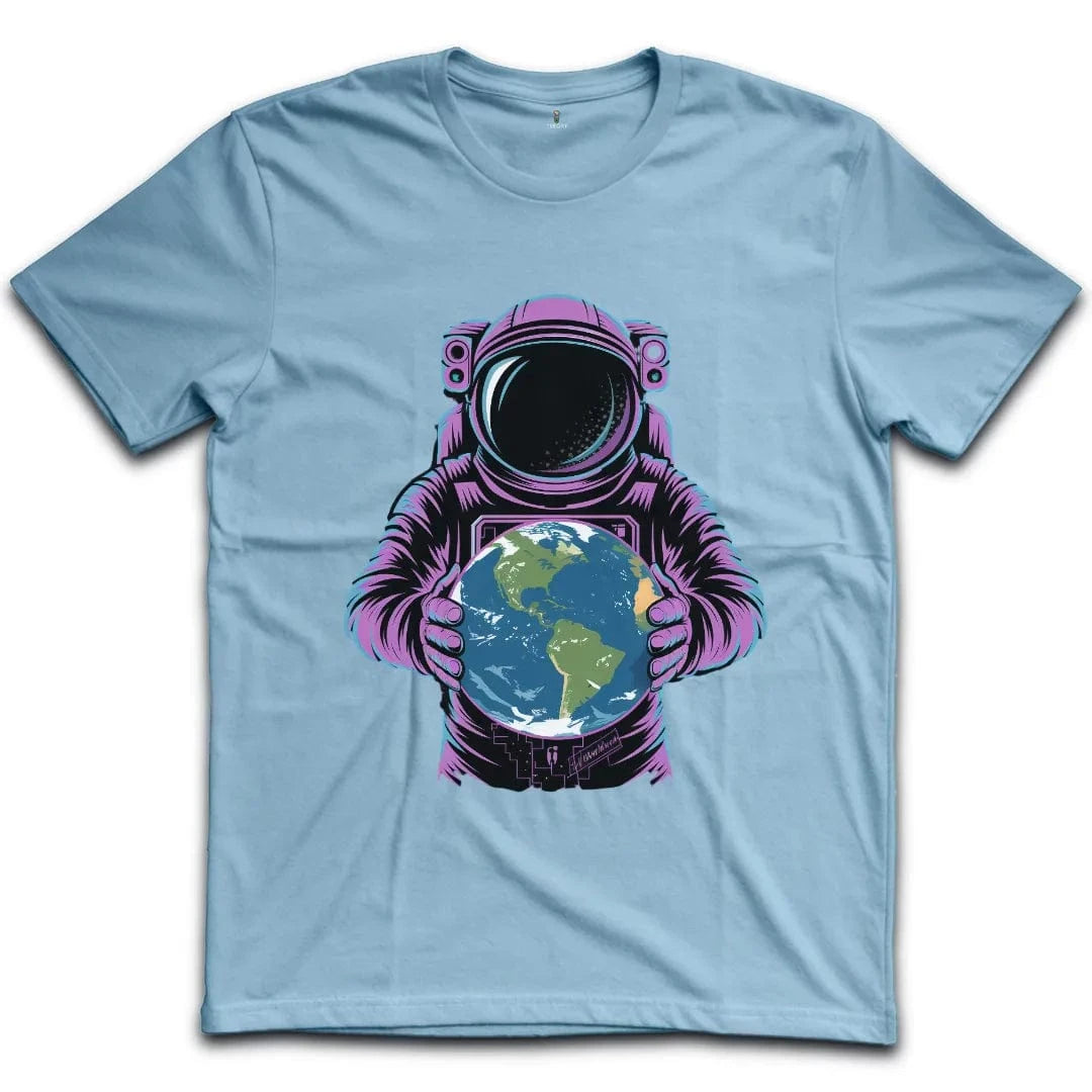 Astronaut Holding Earth T-Shirt