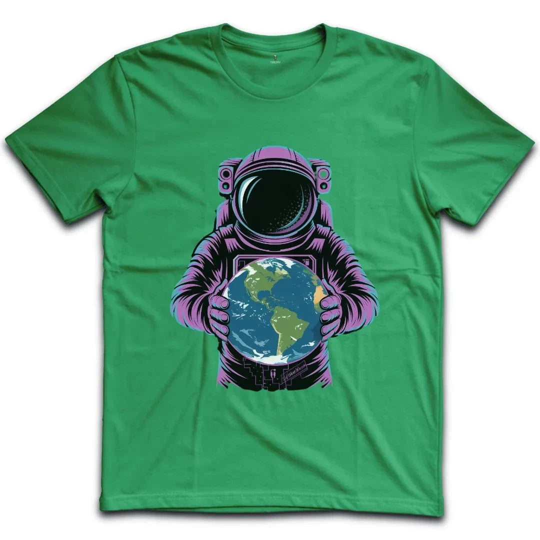 Astronaut Holding Earth T-Shirt