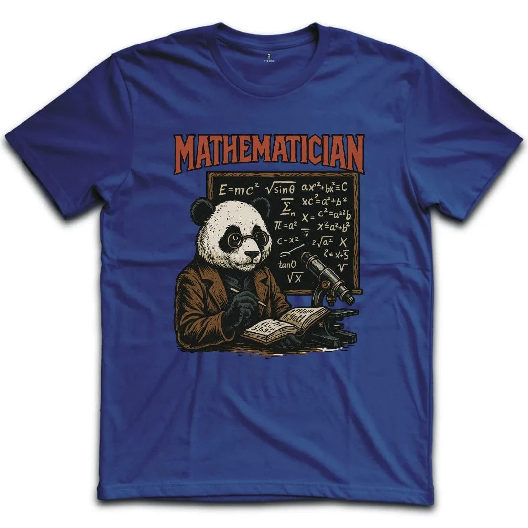 Panda Mathematician T-Shirt