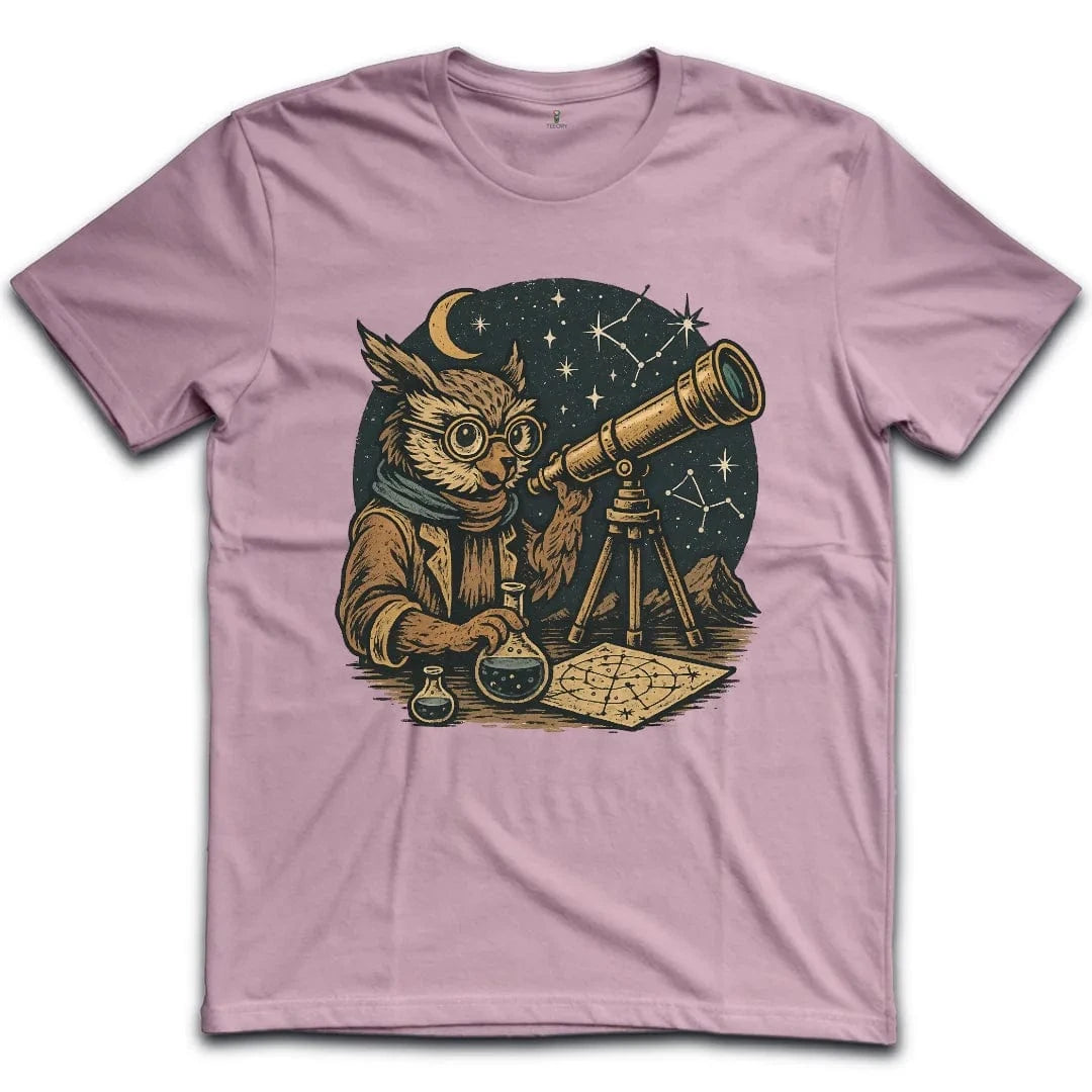 Owl Astronomer T-Shirt