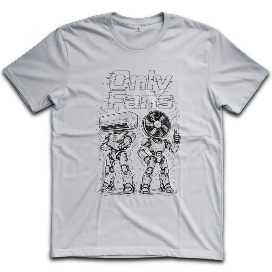 Only Fans Robots Dark T-Shirt