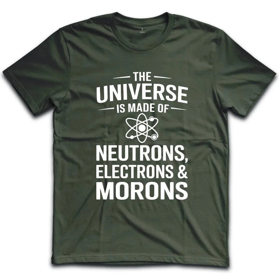 Neutrons Electrons and Morons T-Shirt