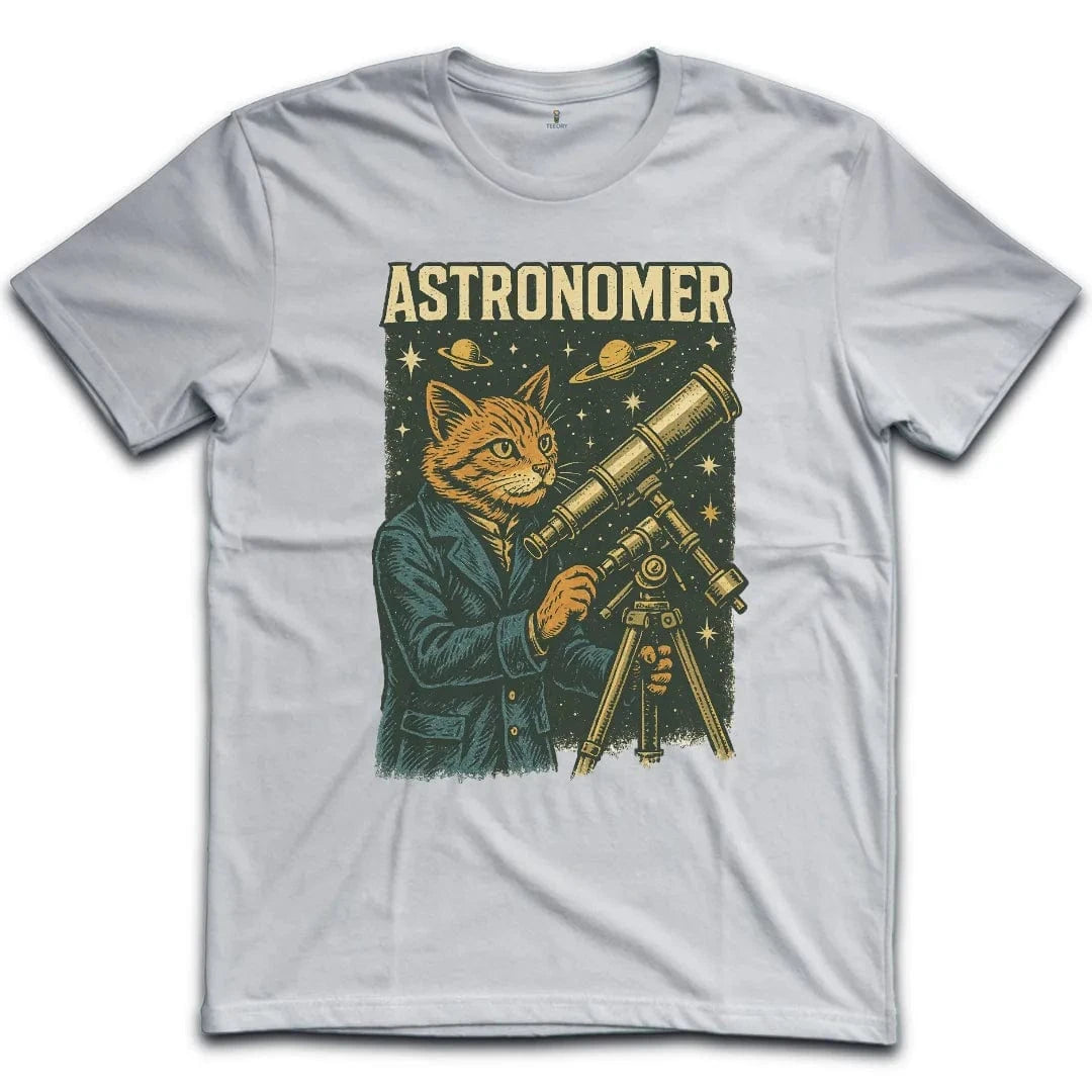 Cat Astronomer T-Shirt