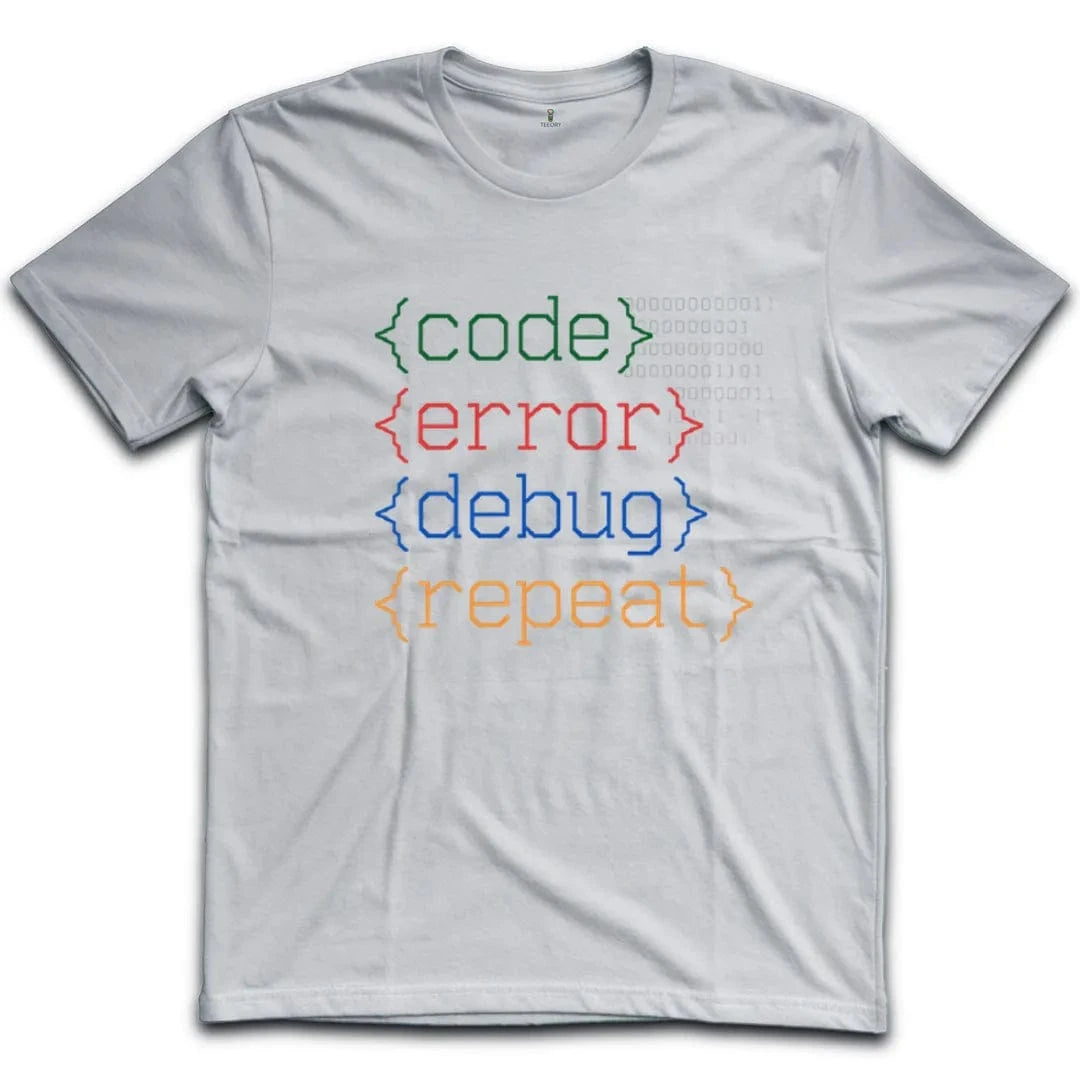 Code Error Debug Repeat T-Shirt