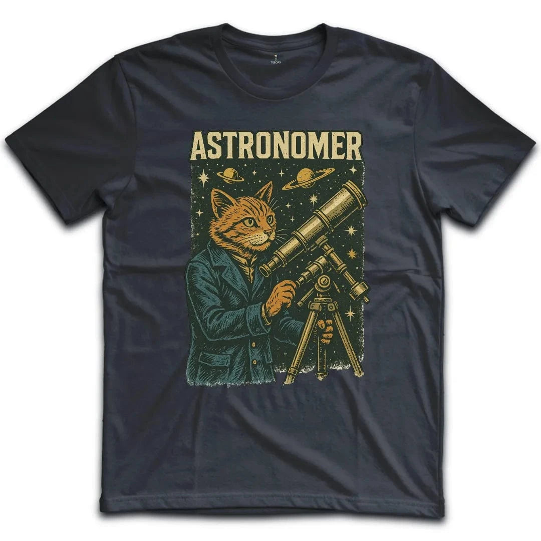 Cat Astronomer T-Shirt