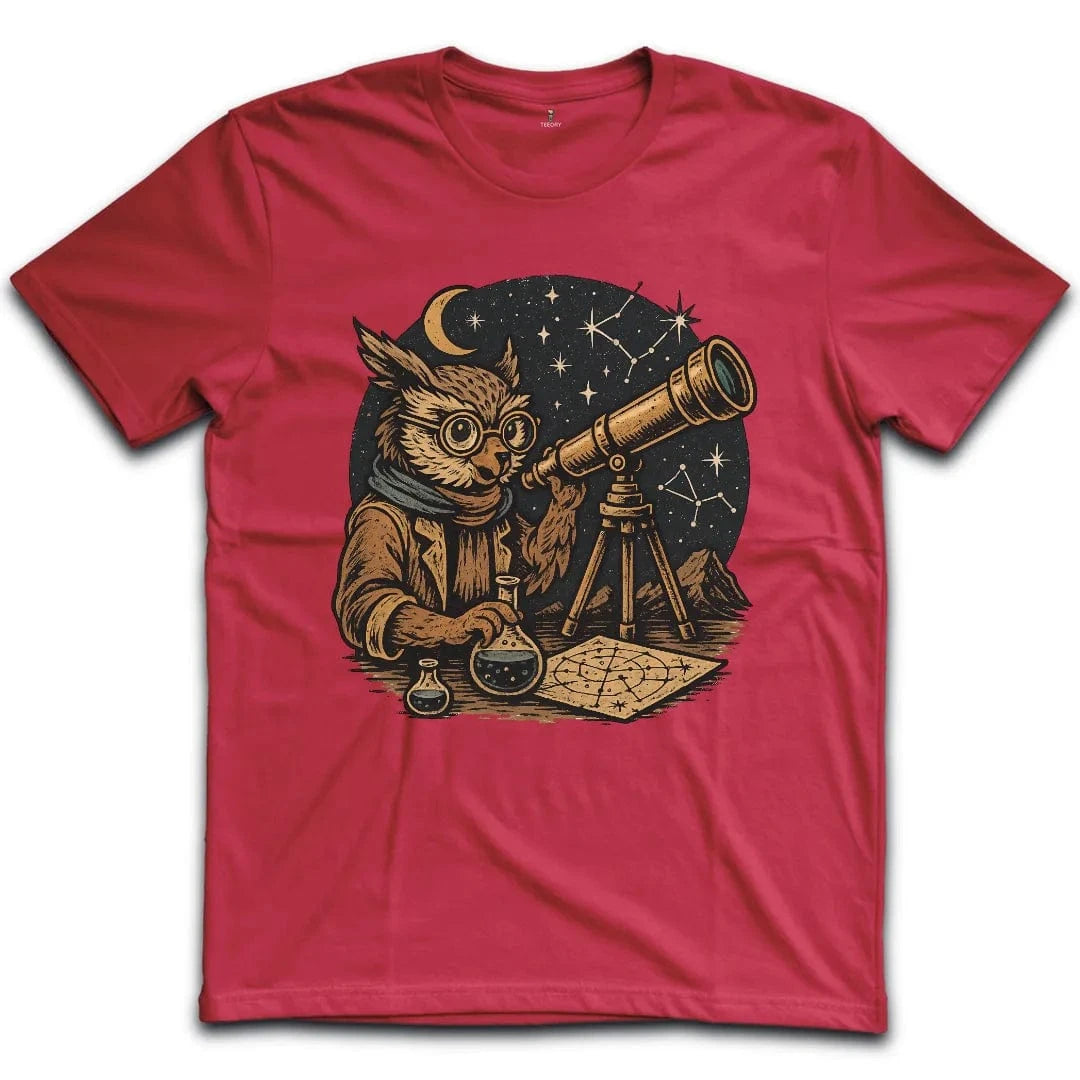 Owl Astronomer T-Shirt