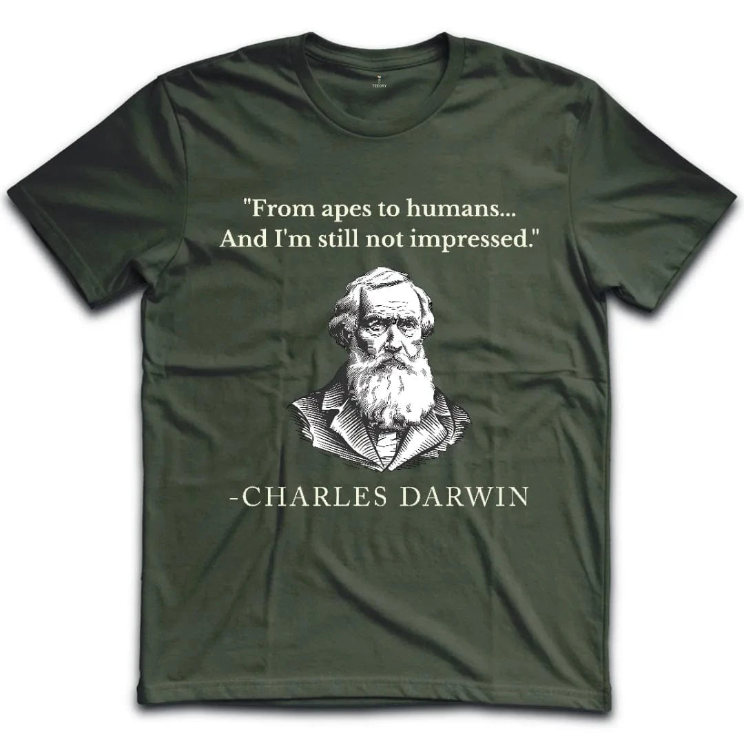 Darwin Disappointed Evolution T-Shirt