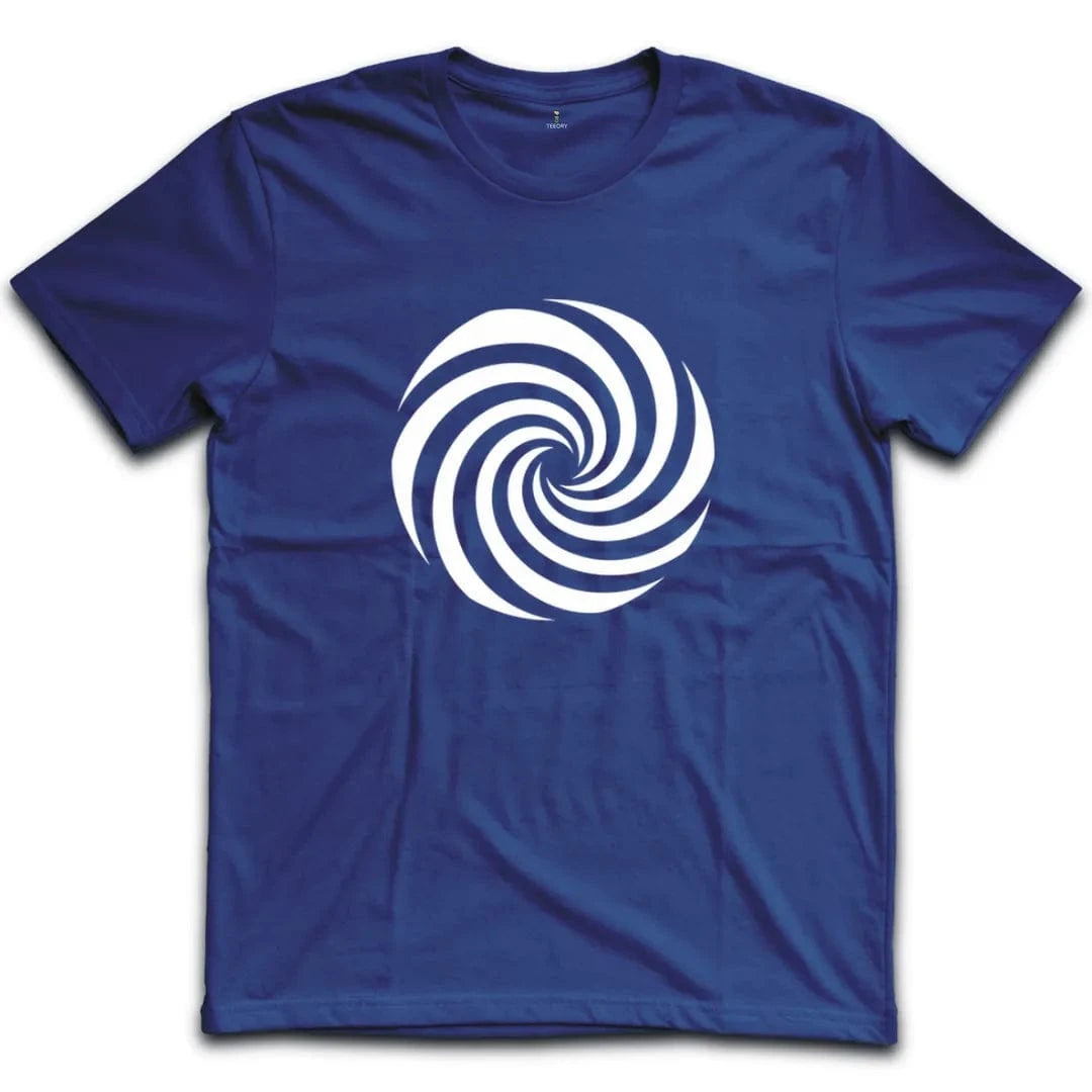 Hypnotic Black and White Spiral T-Shirt