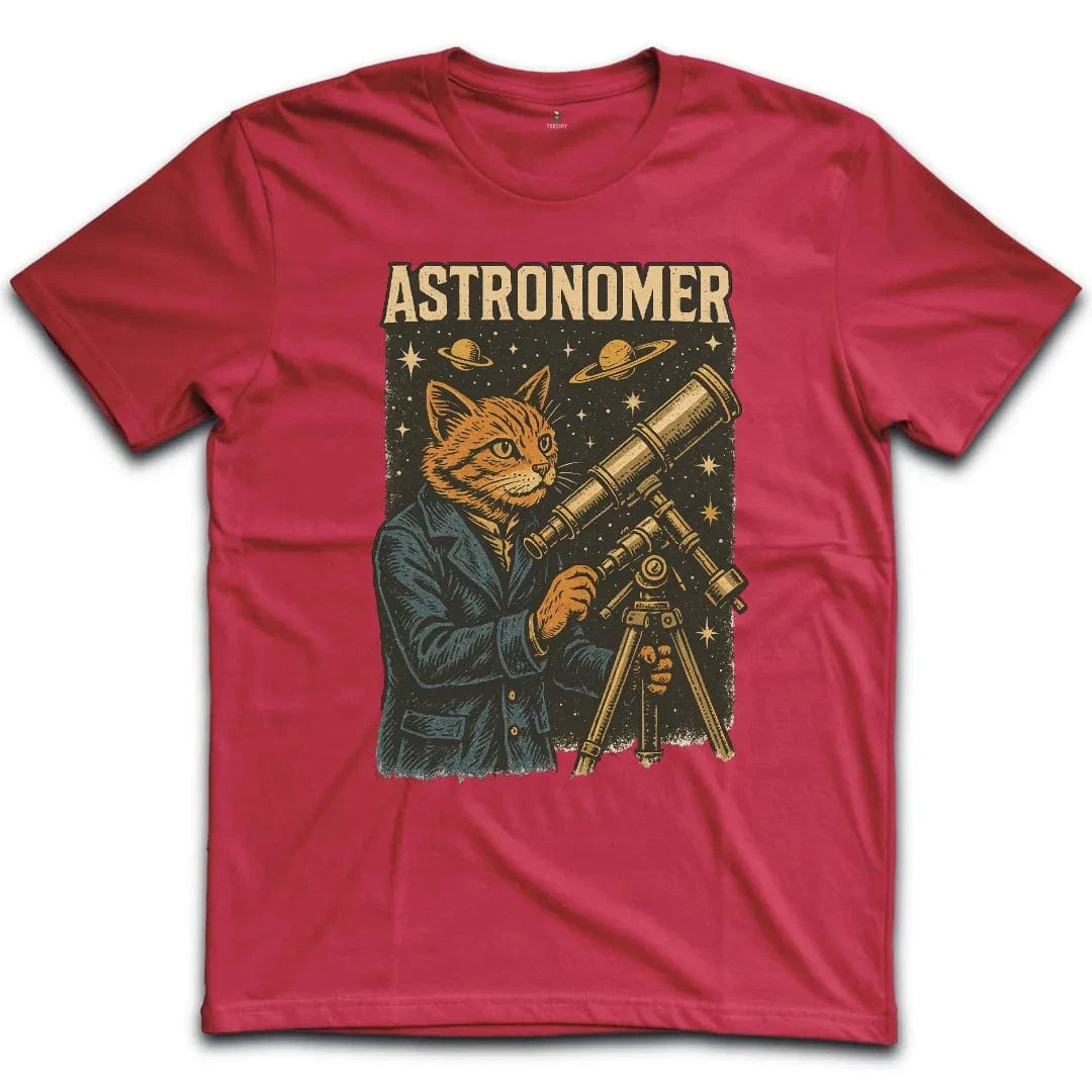 Cat Astronomer T-Shirt