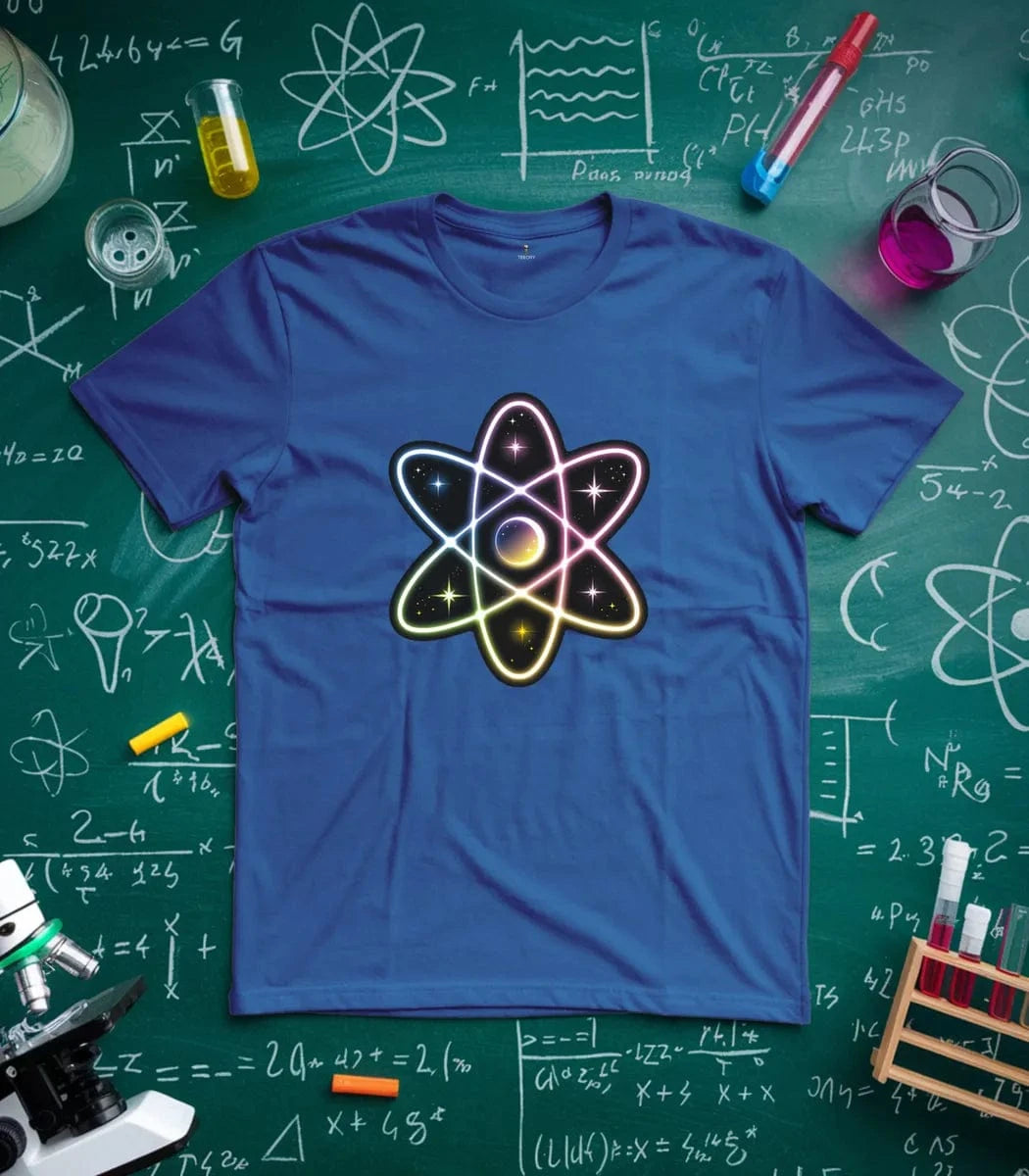 Colorful Atomic Structure T-Shirt