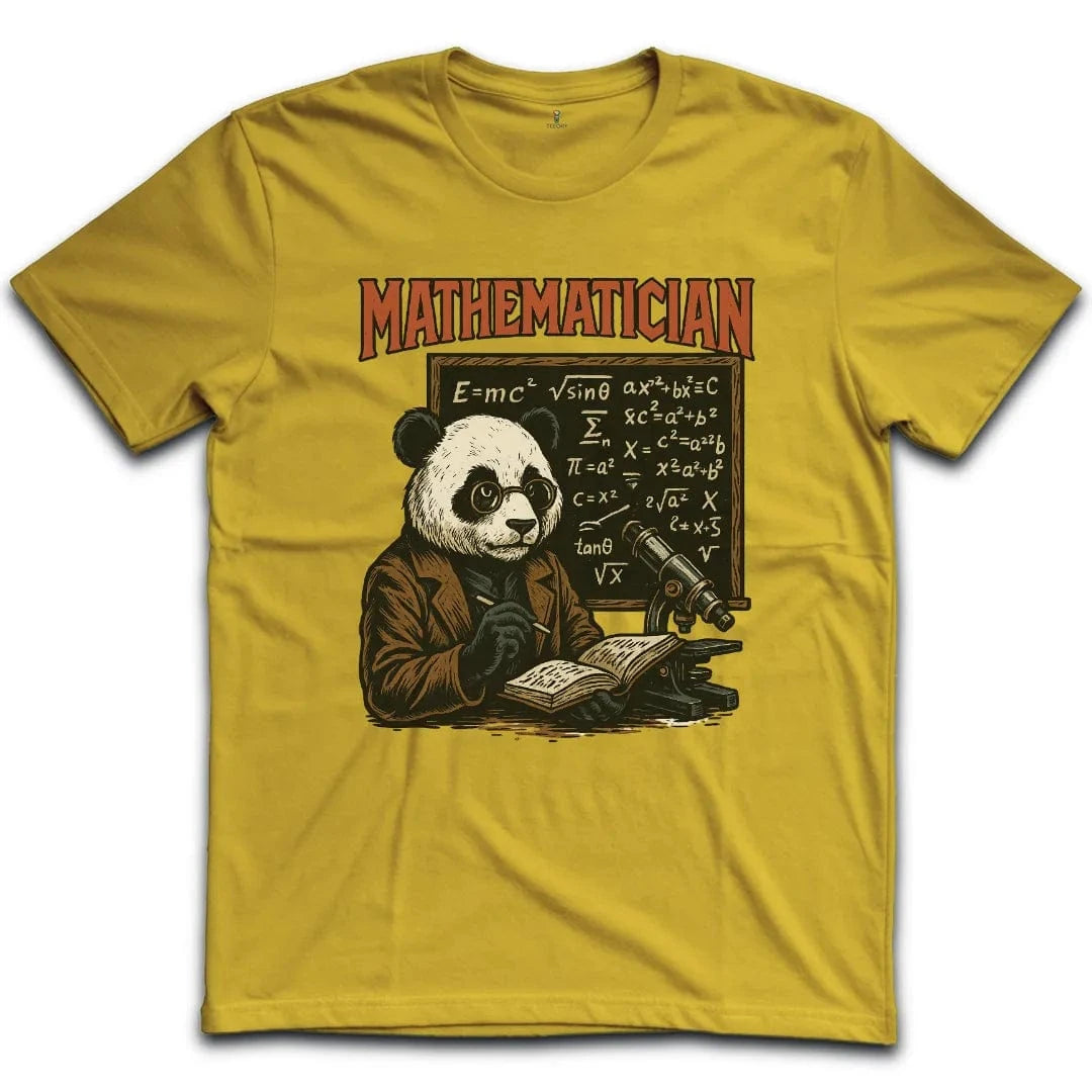 Panda Mathematician T-Shirt