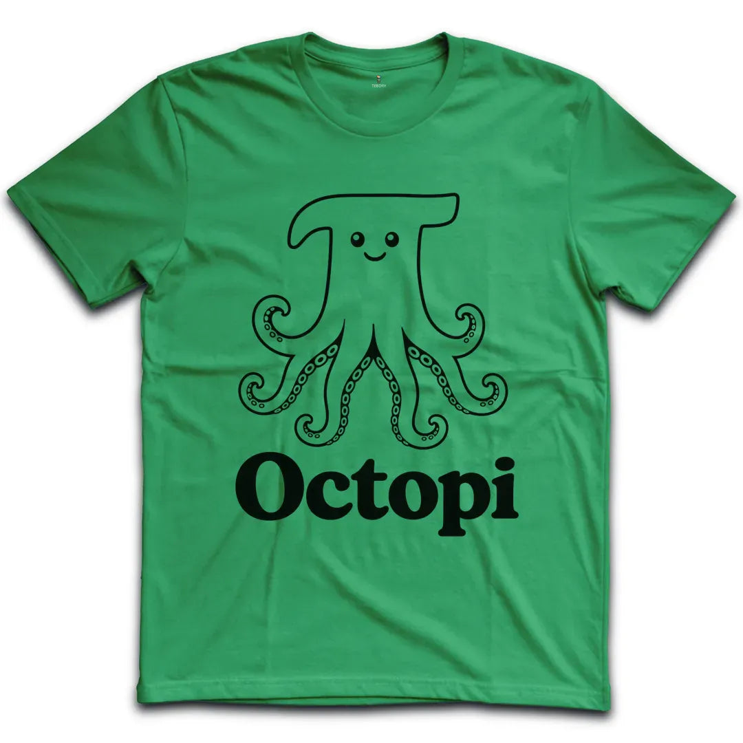 Octopi Pi Outline T-Shirt