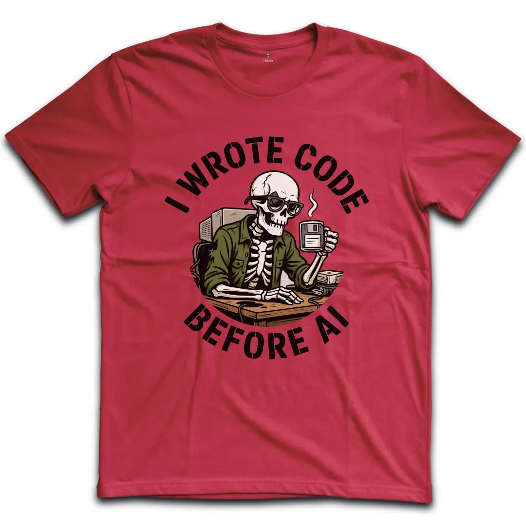 Skeleton Coder Vintage T-Shirt
