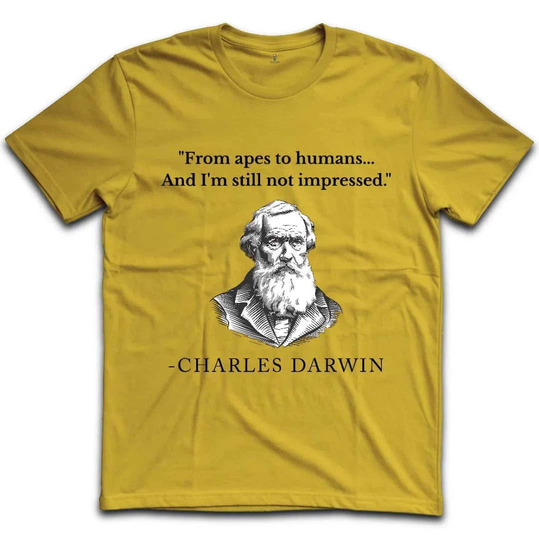 Darwin Disappointed Evolution T-Shirt