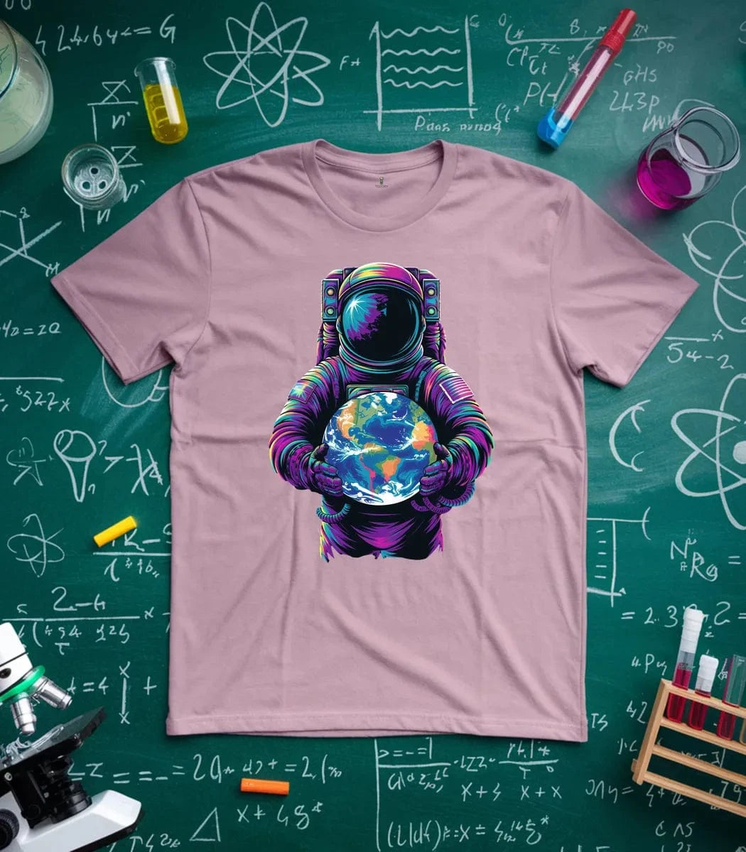 Vibrant Astronaut Globe T-Shirt