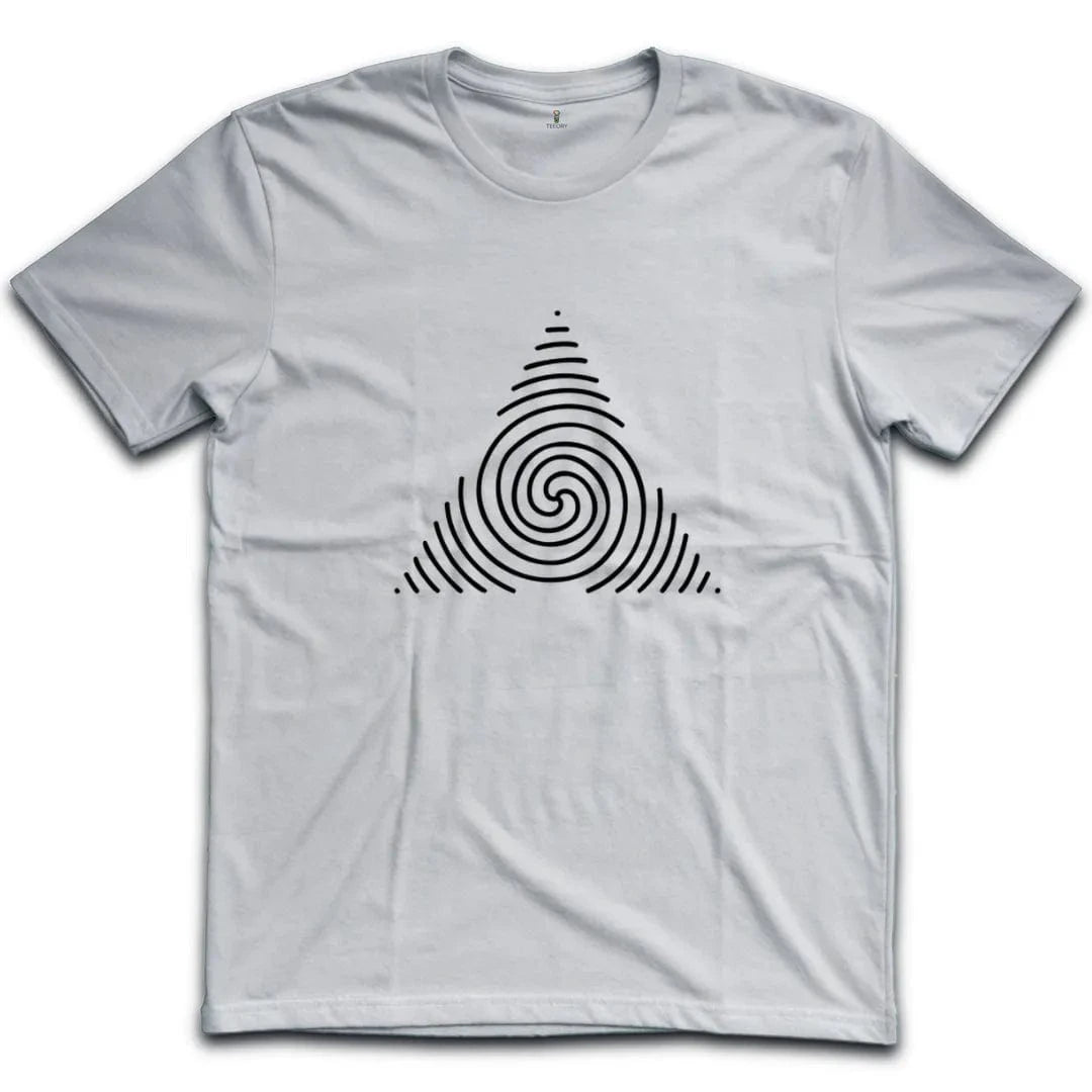 Geometric Triangle Spiral T-Shirt