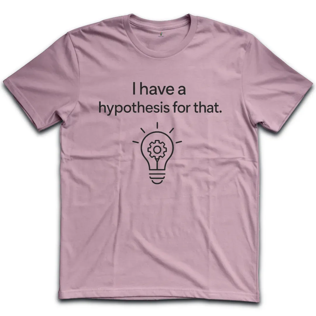 Hypothesis Lightbulb White T-Shirt
