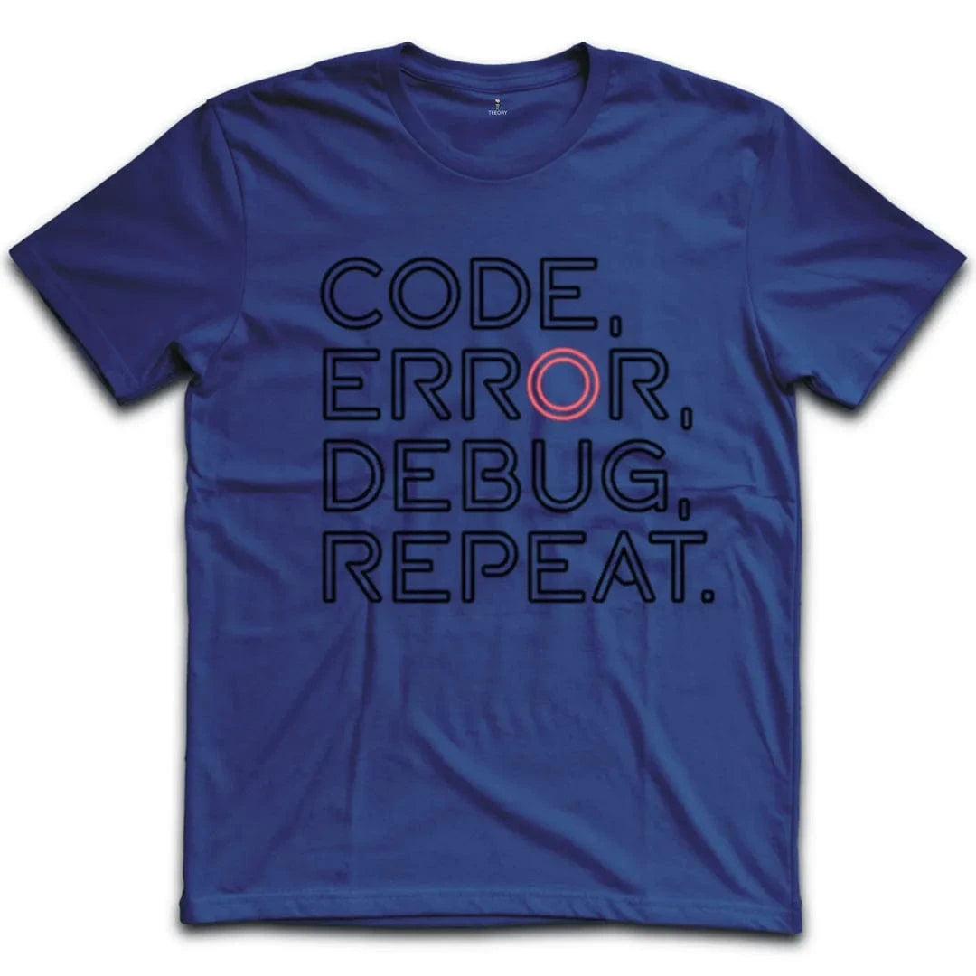Code Error Debug Repeat T-Shirt