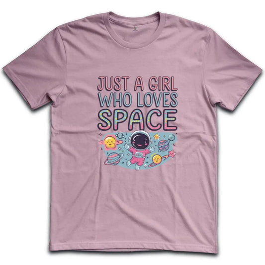 Just A Girl Who Loves Space T-Shirt