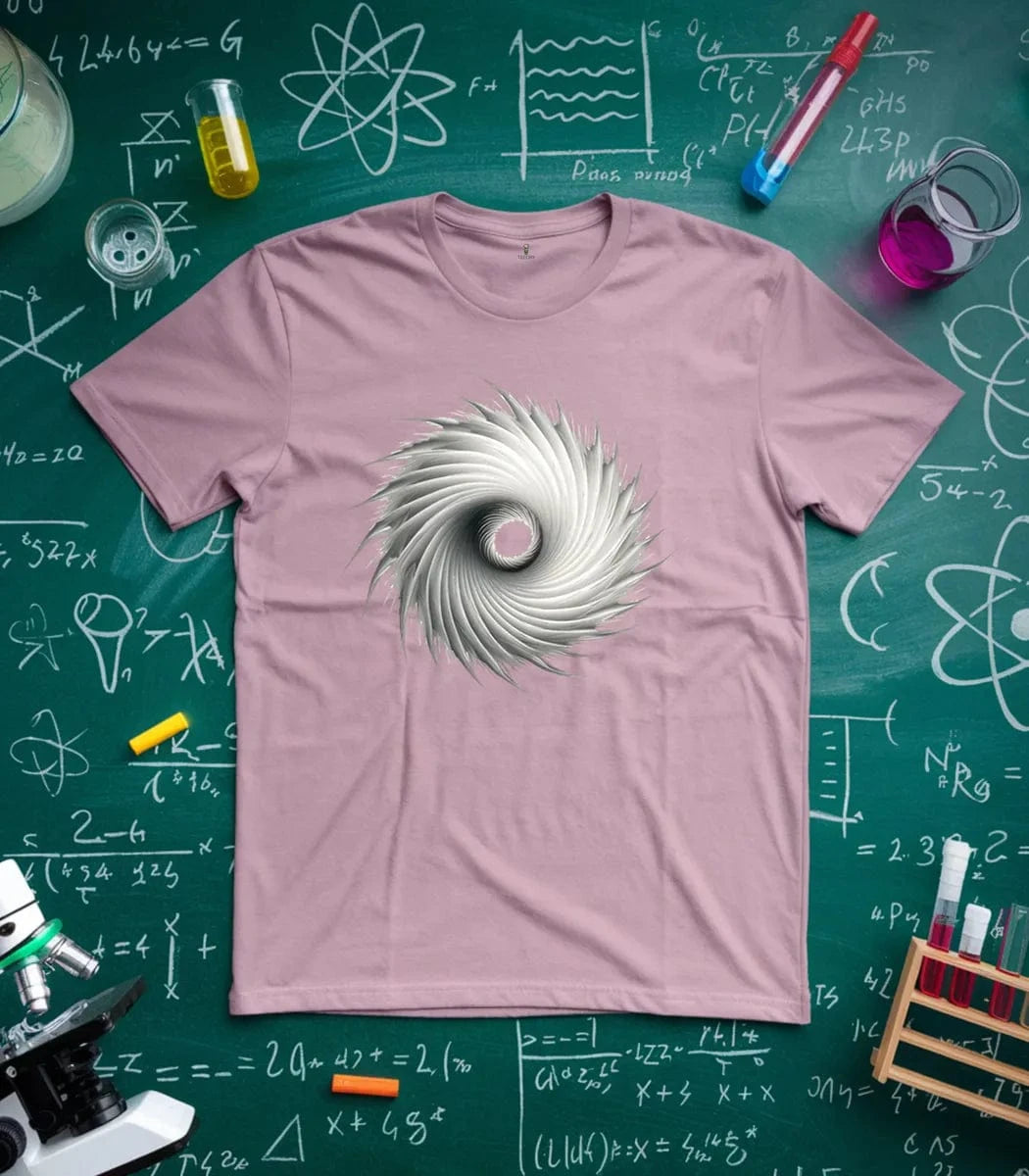 Stunning Black Spiral T-Shirt