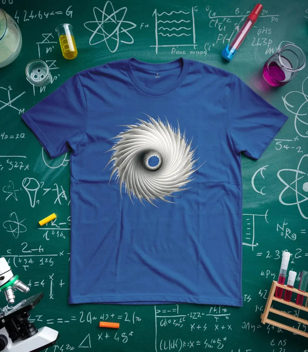 Stunning Black Spiral T-Shirt