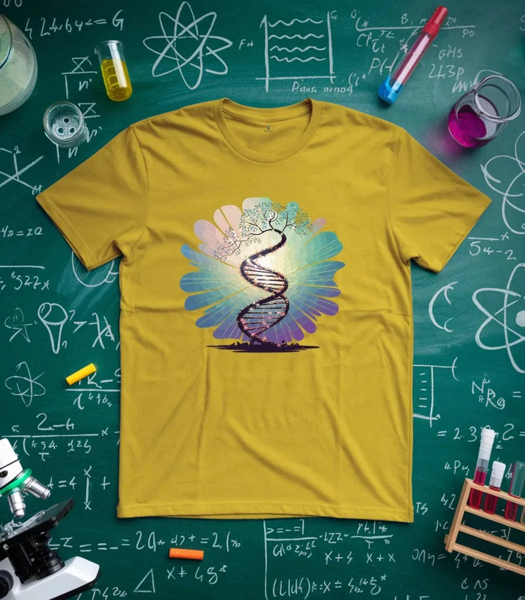 Beautiful Tree and DNA Spiral  T-Shirt