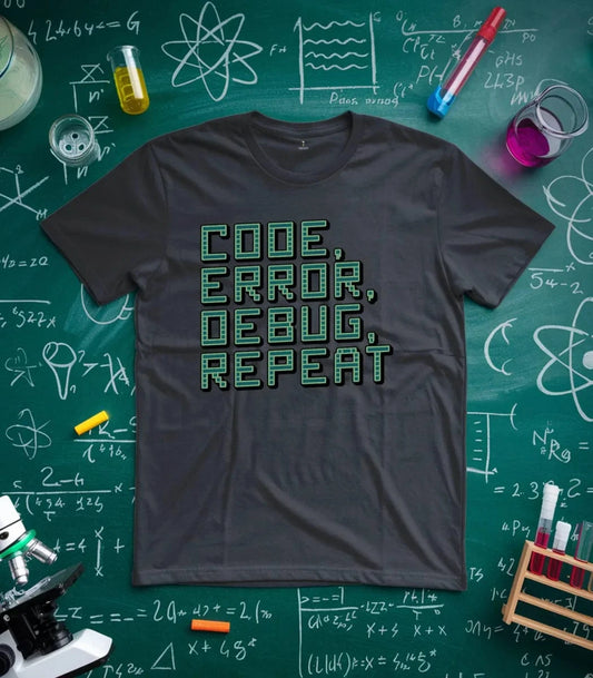 Code Error Debug Repeat T-Shirt