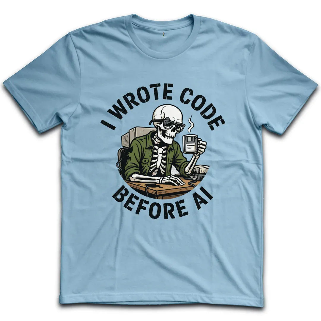 Skeleton Coder Vintage T-Shirt