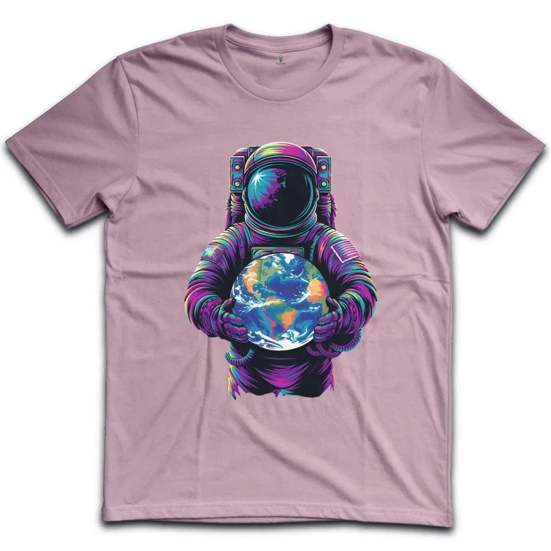 Vibrant Astronaut Globe T-Shirt