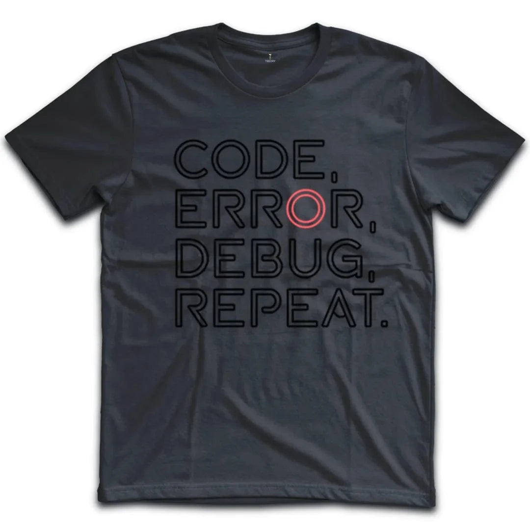 Code Error Debug Repeat T-Shirt